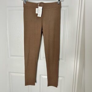 NWT être-la Elle Women's Leggings Desert Taupe Sz L
